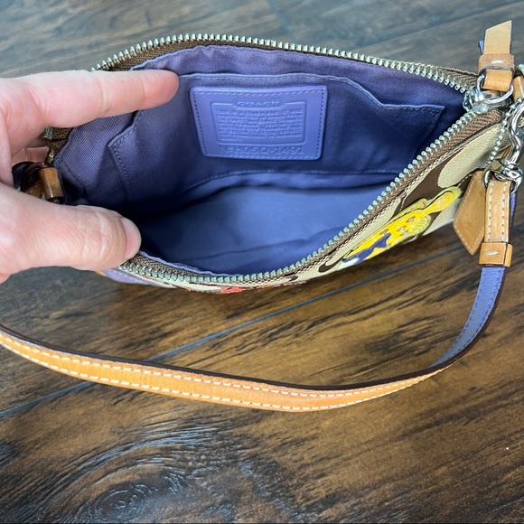 Coach Limited Edition Mini Side Bag with Fish and Coral Aplique 1491 - Picture 11 of 15